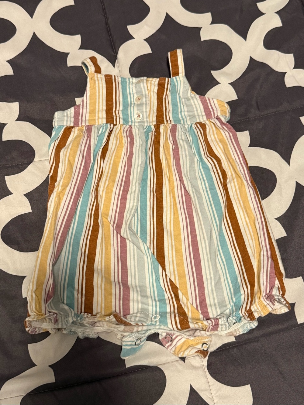 Carter's Multicolor Striped Onesie